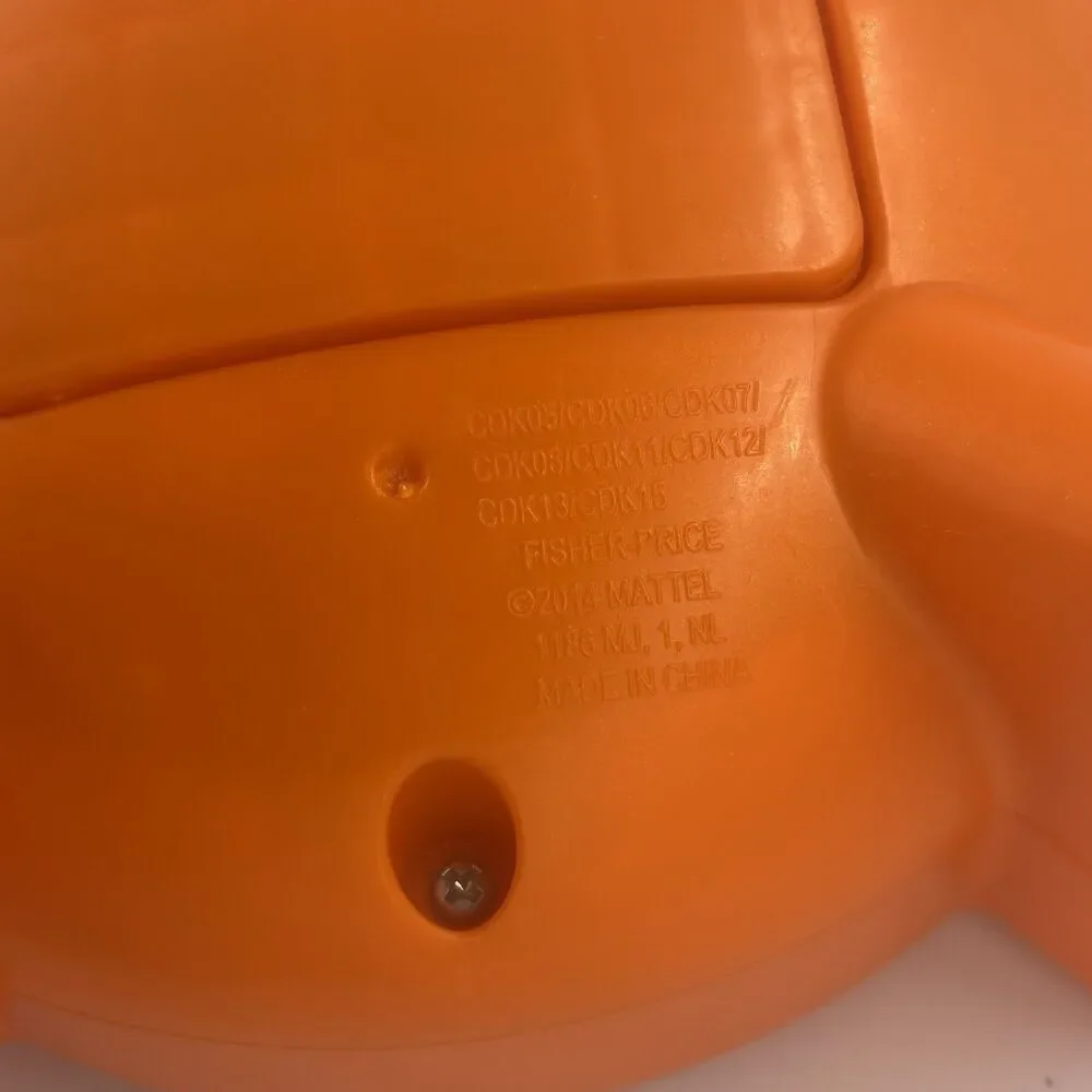 Fisher Price Laugh and Learn Orange Counting Clock Shapes Colors Toddler Toy